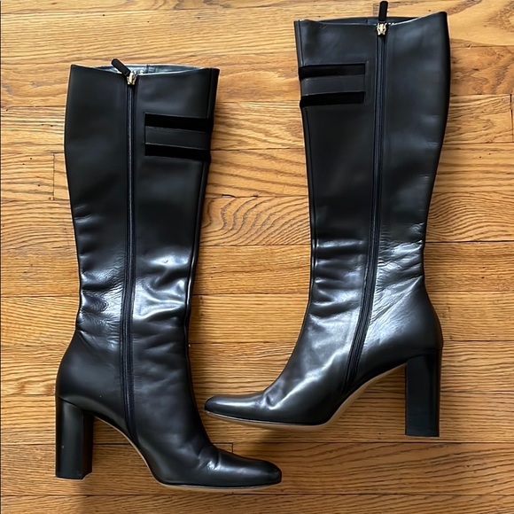 Tall black Gucci boots size 41 in perfect condition. - Picture 2 of 4